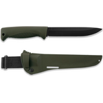 Peltonen Knives Tinder pouch: fire steel, flint and char cloth Tummanvihreä
