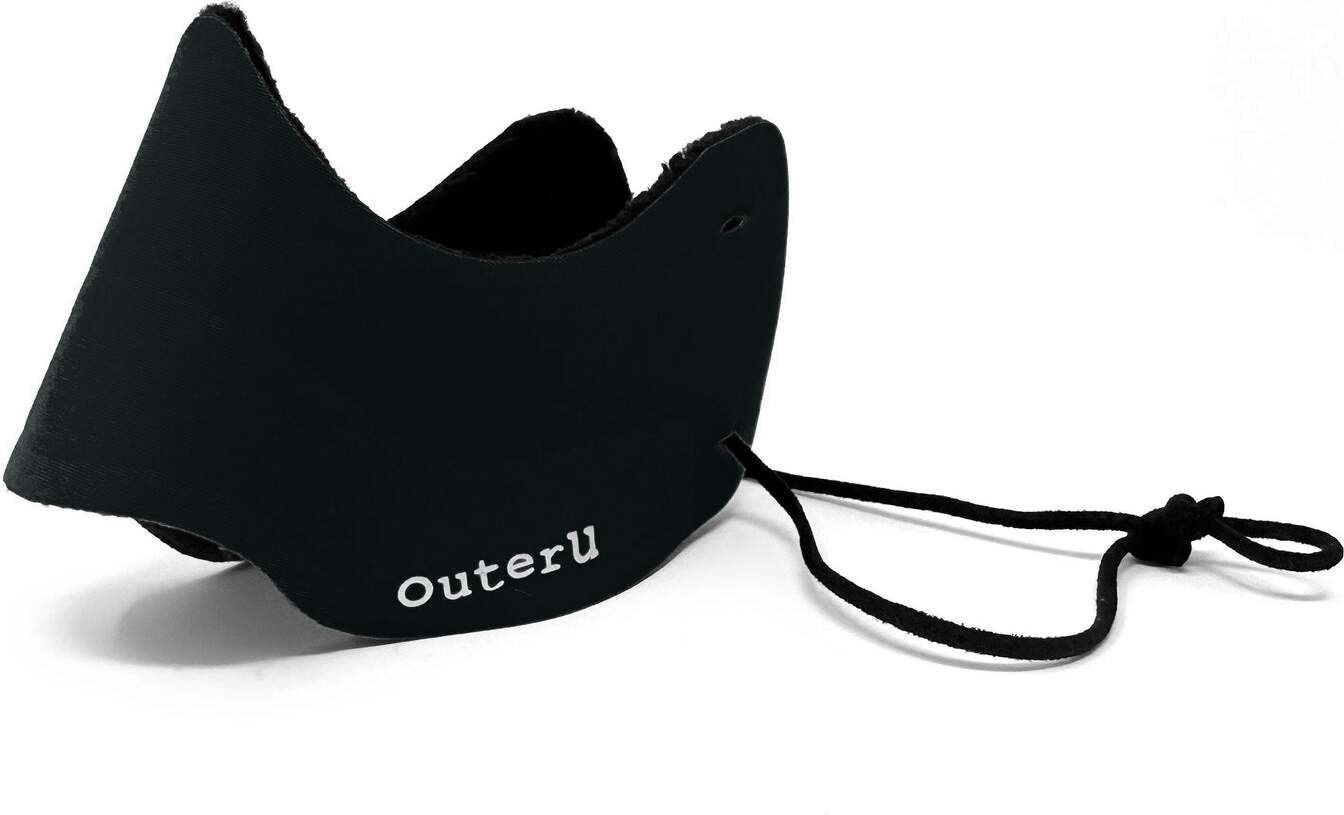 OuterU faceGlove GO kasvosuoja Musta