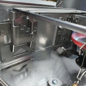 AURORAW Grate and holders for two stoves cooker box