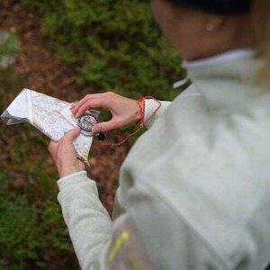 Suunto Tinder pouch: fire steel, flint and char cloth