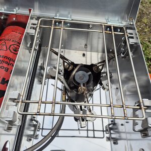 AURORAW Grate and holders for one stove cooker box