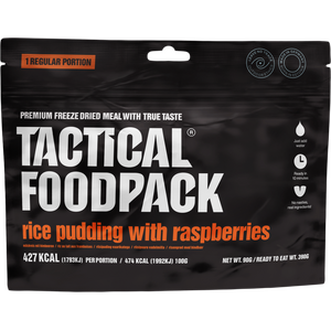 Tactical Foodpack Rice Pudding with Raspberries 427kcal (VEGETARIAN)
