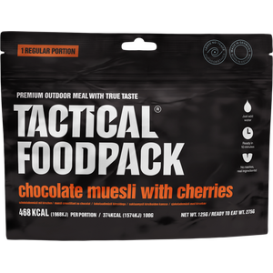 Tactical Foodpack Chocolate Muesli with Cherries 468kcal (VEGETARIAN)