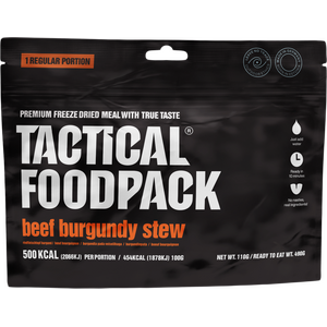Tactical Foodpack Beef Burgundy Stew 500kcal