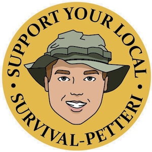 SURVIVAL-PETTERI TUKITARRA JA -KANGASMERKKI KULTA