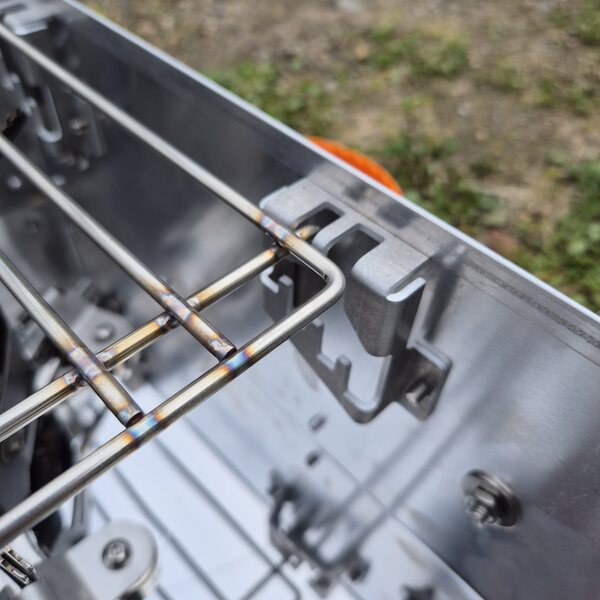 AURORAW Grate and holders for two stoves cooker box
