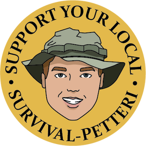 Survival-Petteri tukitarrat ja -merkit